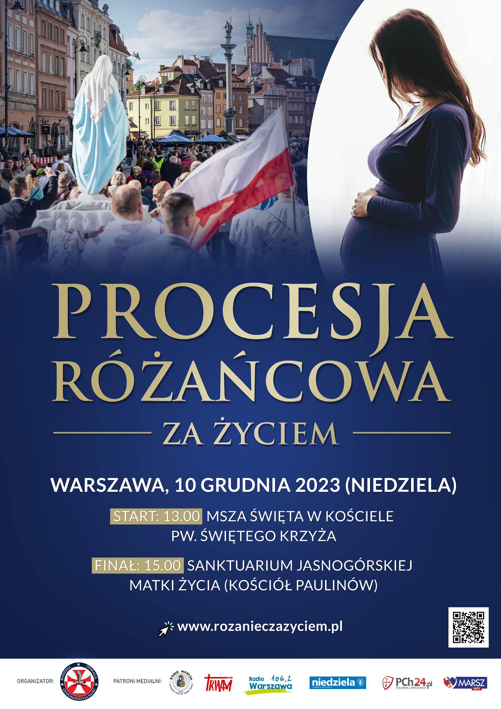 „Życie najbardziej niewinnych dzieci jest zagrożone”. Procesja Różańcowa za Życiem