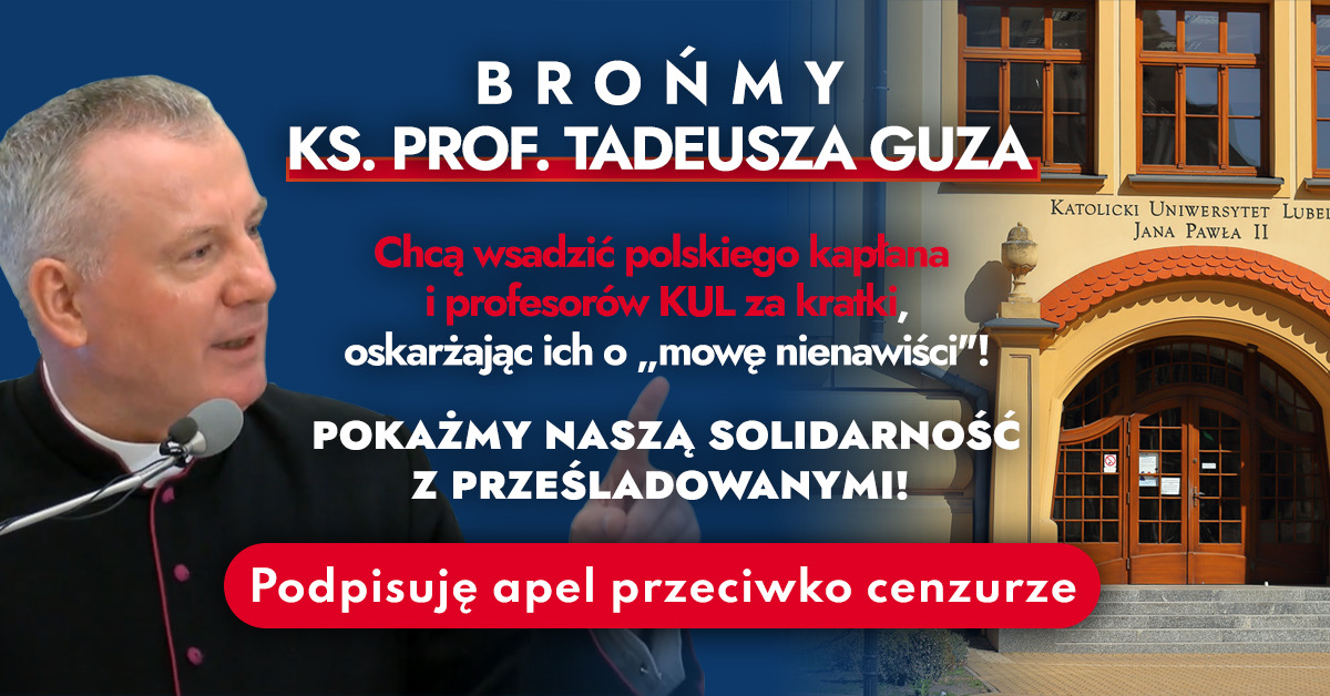 <h1 class='page-title'>Bronimy ks. prof. Tadeusza Guza</h1>