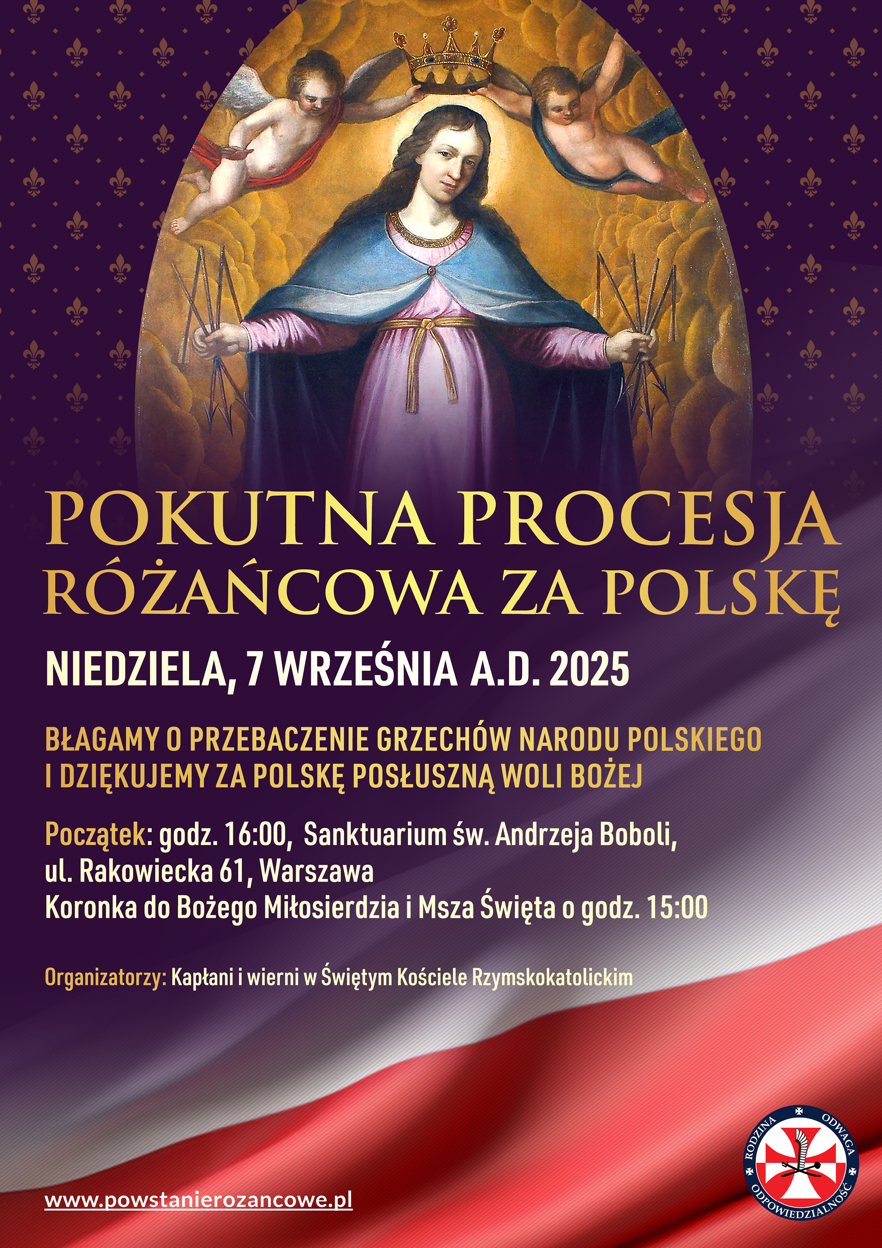 7 сентября приглашаем вас на Покаянный крестный ход Розария